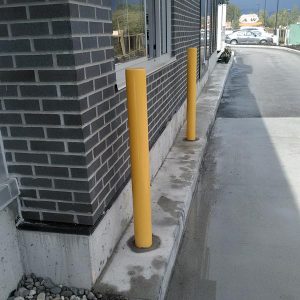 Concrete Filled Steel Protective Bollards