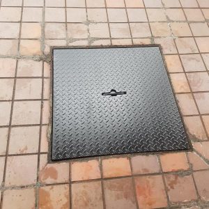 Steel Sump Cover with Recessed Handle